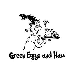 Green Egg And Ham Funny Sam I Am SVG Graphic Designs Files