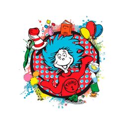 Thing 1 Dr Seuss Day SVG Files for Cricut Sublimation Files