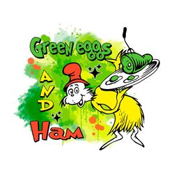 Green Eggs And Ham Sam I Am Svg For Cricut Sublimation Files