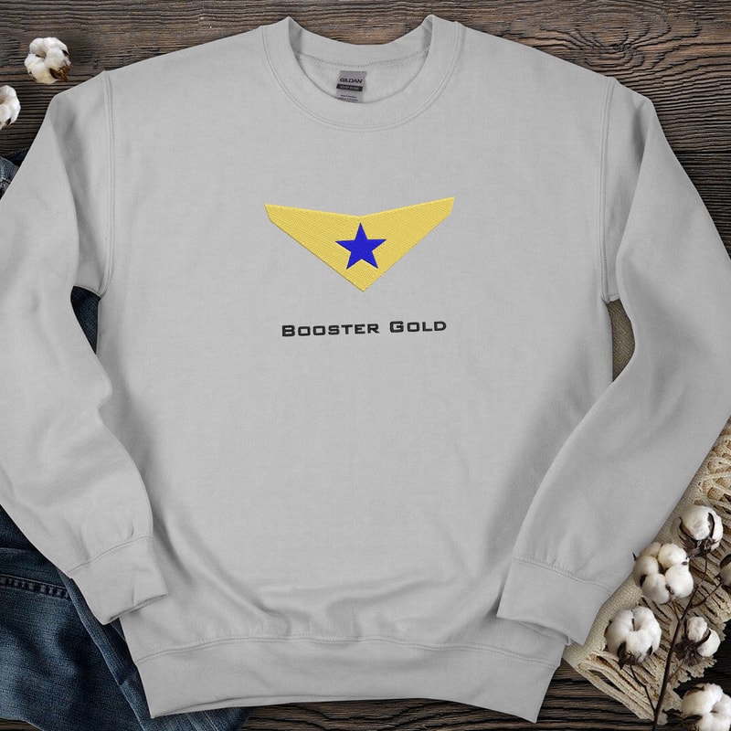 Booster Gold Embroidery Designs, Booster Gold Logo Embroider