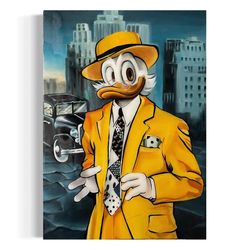 Painting Scrooge McDuck art acrylic painting pop art painting on canvas