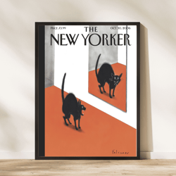 the new yorker magazine cover print october 30 2006, the new yorker poster, magazine cover, aesthetic room decor