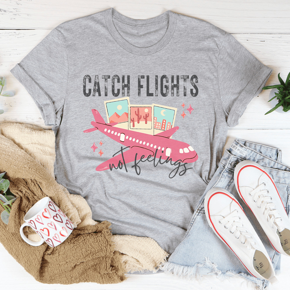 Catch Flights Retro Tee