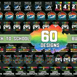 Back to School Bundle - SVG, PNG, DXF, EPS, PDF Files For Print And Cricut