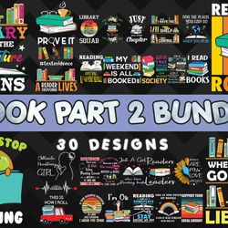 Book Bundle Part 2 - SVG, PNG, DXF, EPS Files For Print And Cricut