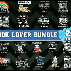 Book Lover Graphic Bundle - SVG, PNG, DXF, EPS Files For Print And Cricut
