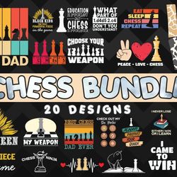 Chess SVG Bundle - SVG, PNG, DXF, EPS Files For Print And Cricut