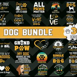 Dog Quotes Svg Bundle - SVG, PNG, DXF, EPS Files For Print And Cricut