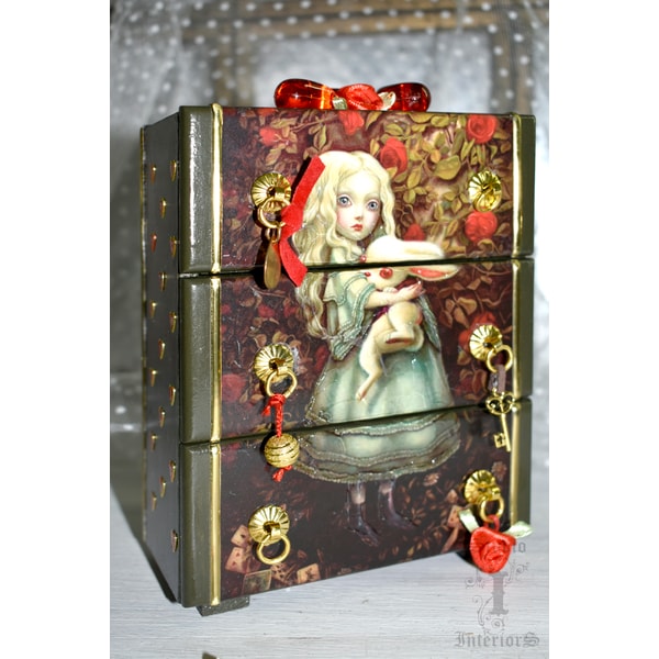 ALICE mini chest of drawers for decorating with Alice | Inspire Uplift