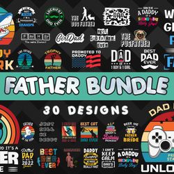 Father SVG Bundle Part 1 - SVG, PNG, DXF, EPS Files For Print And Cricut
