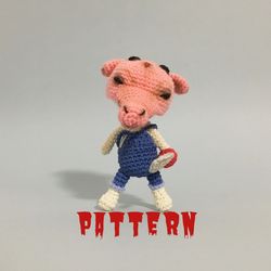 baby creepy doll pdf crochet pattern, horror doll, creepy cute doll