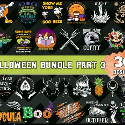 halloween svg bundle - SVG, PNG, DXF, EPS Files For Print And Cricut