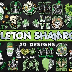 Skeleton St Patrick Day SVG Bundle