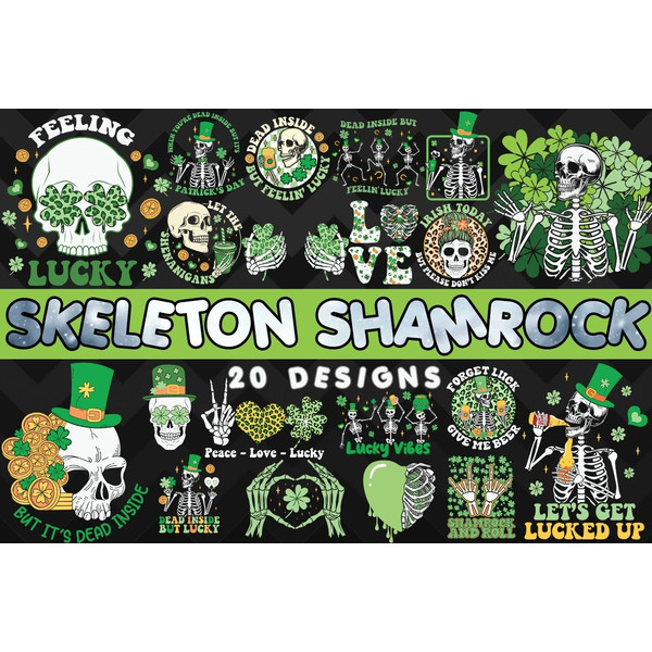 Skeleton St Patrick Day SVG Bundle.jpg