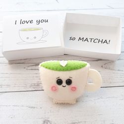 Matcha gift, Pocket hug in a box, Long distance friendship, Cute gifts for girlfriend, Tea lovers gift, Punny gifts