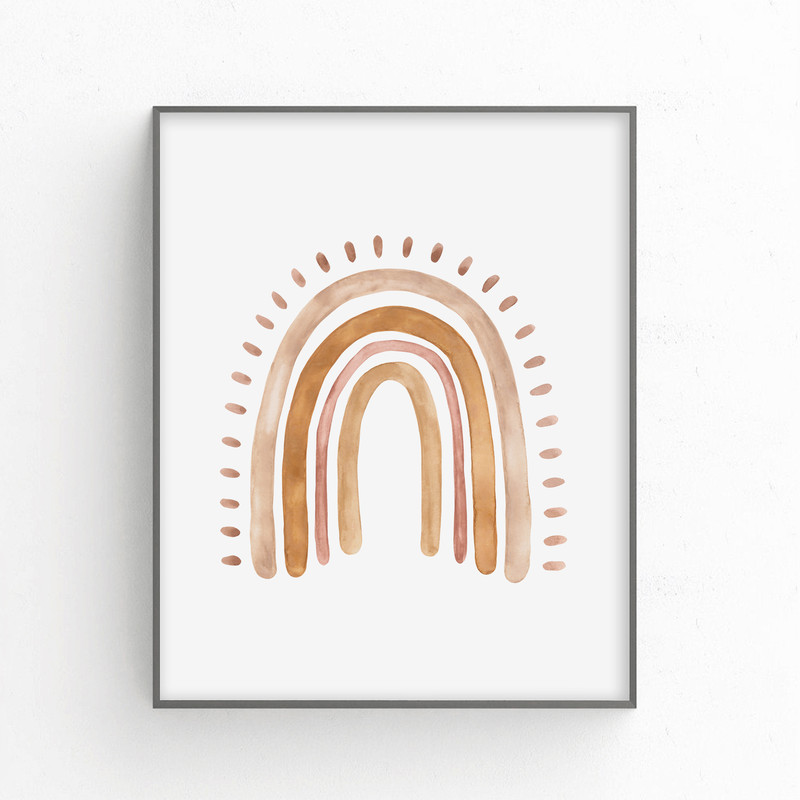 Rainbow art print