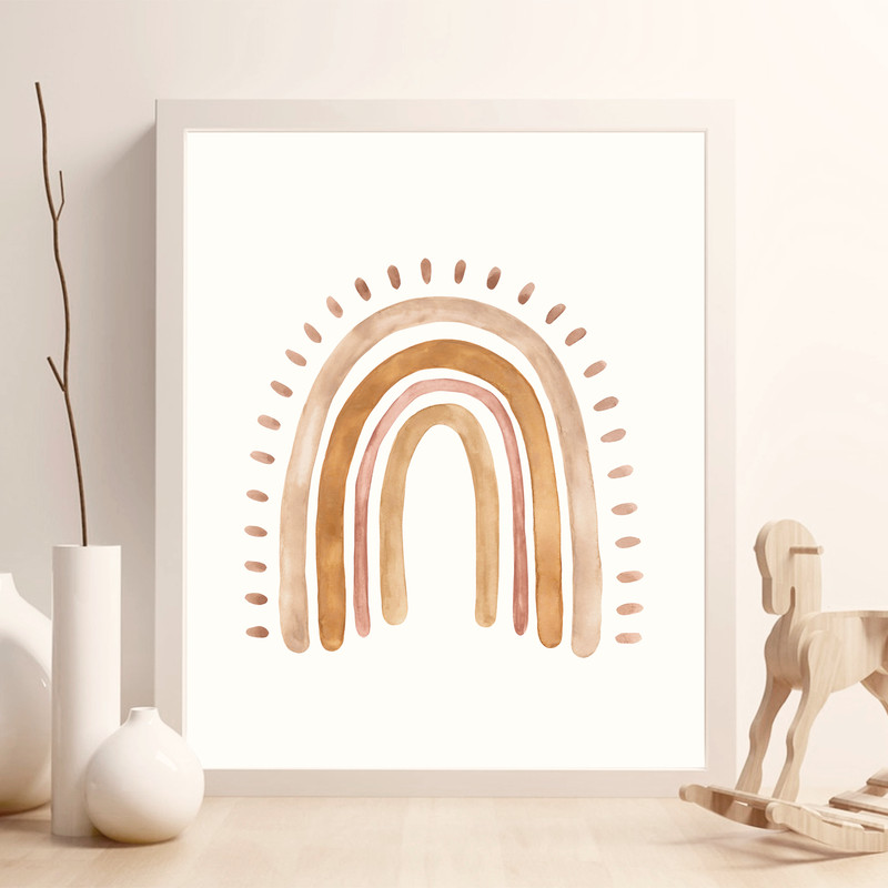 Boho nursery print