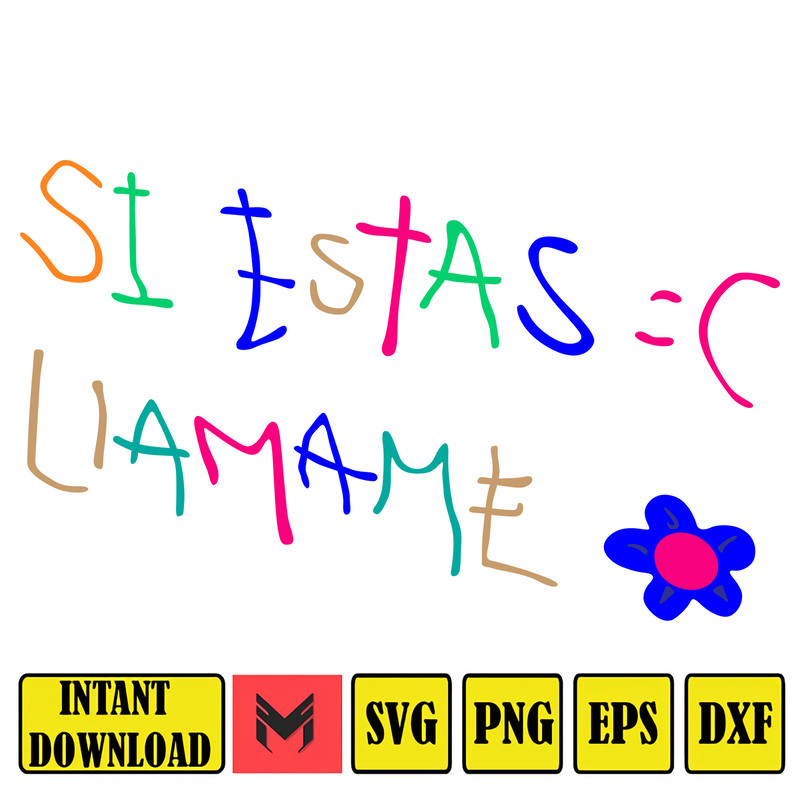 Karol G Si estas llamame,Karol g alphabet svg, Karol g Sublimation, La bichota png, bichota, Karol g svg, La bichota, Karol g png, Cricut.jpg