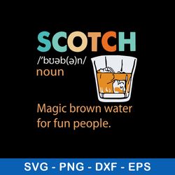 scotch magic brown water for fun people svg png dxf eps file