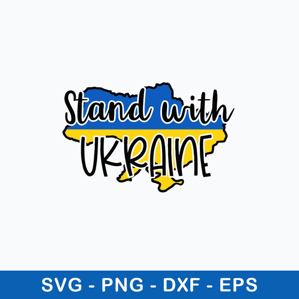 Stand with Ukraine, World Peace Svg, Ukraine Svg, Png Dxf Eps FIle.jpeg