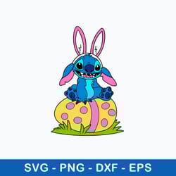 stitch egg svg, stitch cartoon svg, stitch clipart svg, png dxf eps file