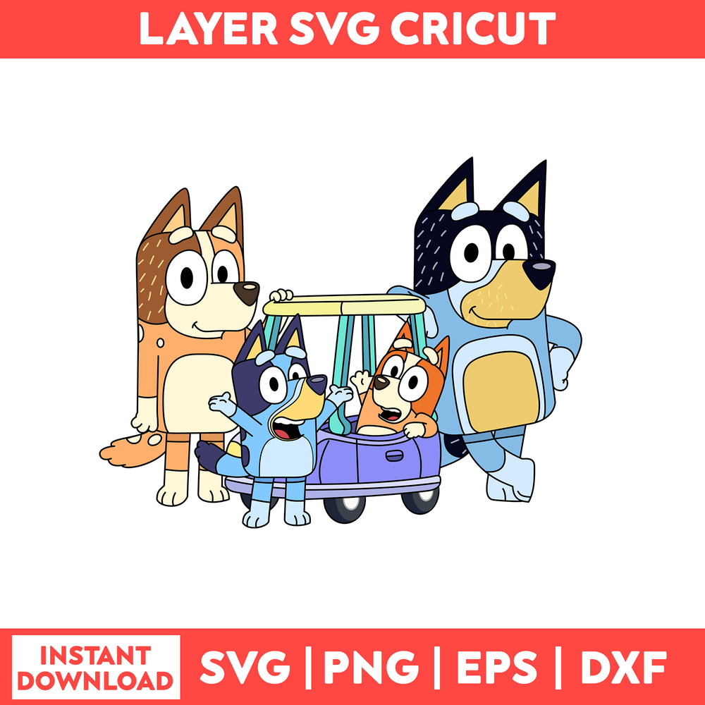 Bluey svg, Blue Dog svg, Bluey Dog Birthday svg, Blue Dog Family PNG, Instant Download 25.jpeg