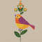 Cute Bird cross stitch pattern