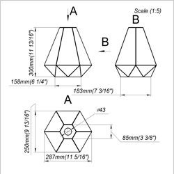 project 507. stained glass printable pattern. brillant3d
