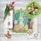 4 Spring Easter baby bunny with Easter eggs and daisy flowers cross stitch PDF pattern created for Creative cross stitch shop for cozy home decor and gift.jpg