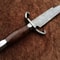 Damascus Bowie Hunting Knife