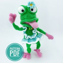 Frog crochet  pattern