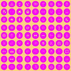 100 fuchsia lifestyle highlight instagram icons. bright social media icons. digital download.