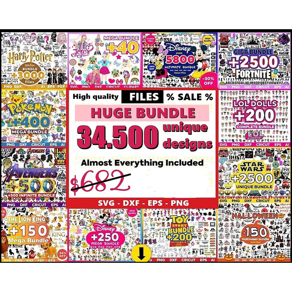 Huge bundle 34.500+ file unique designs,for Cricut, Silhouette, digital, file cut (1).jpg