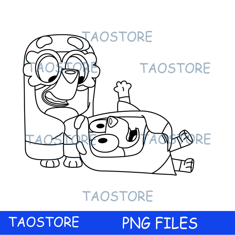 BLUEY characters Cartoon,Birthday Party Digital, PNG, png files for sublimation, BL69.jpeg