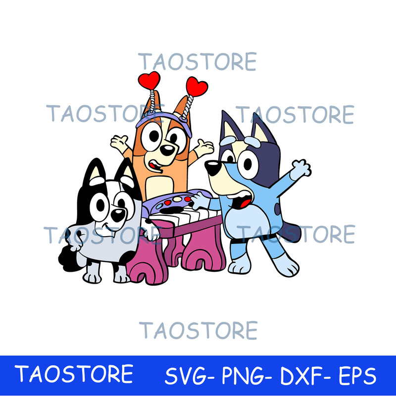 Bluey SVG , Bluey Cut Files for Cricut, Bluey, Bluey PNG, Bluey Layered Svg, Bluey Birthday Svg, BL04.jpeg