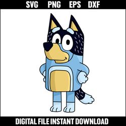 bluey svg, blue dog birthday svg, blue dog family png, blue dog character png, ct03