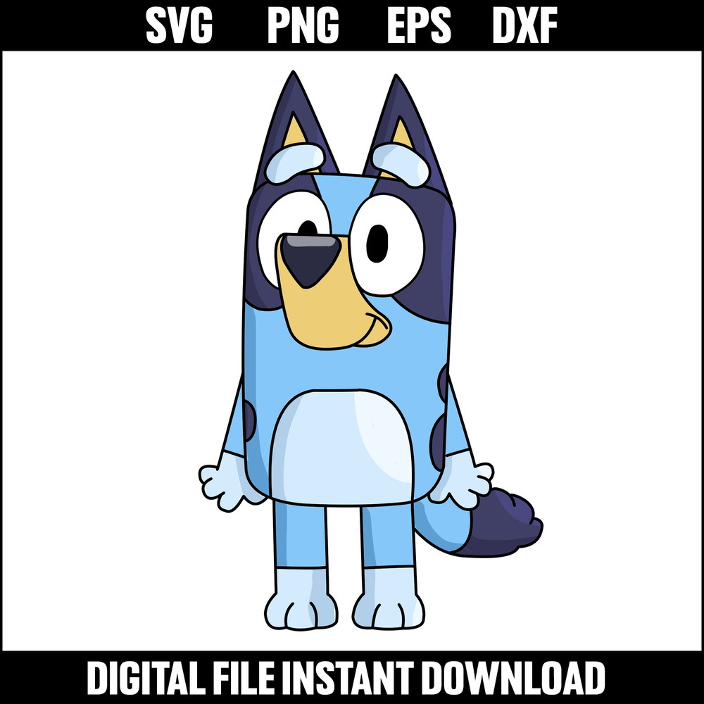 Bluey svg, Blue Dog Birthday svg, Blue Dog Family PNG, Blue Dog Character Png, CT06.jpeg