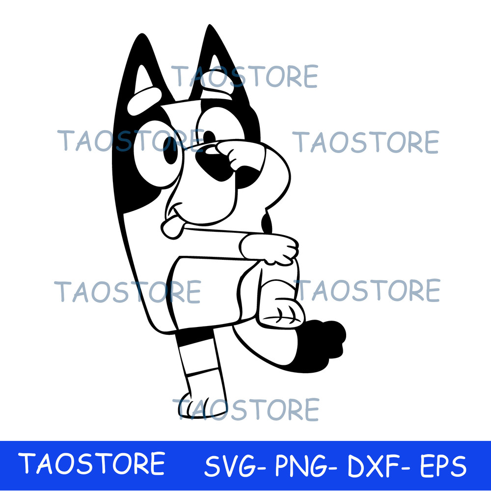 Bluey SVG , Bluey Cut Files for Cricut, Bluey, Bluey PNG, Bluey Layered Svg, Bluey Birthday Svg, BL17.jpeg
