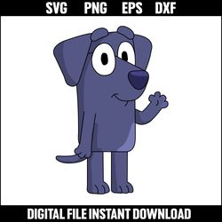 bluey svg, blue dog birthday svg, blue dog family png, blue dog character png, ct16