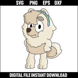 bluey svg, blue dog birthday svg, blue dog family png, blue dog character png, ct17