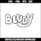 Bluey SVG,Bluey Font, logo Bluey, cartoon svg, Layer cut ver 05.jpeg