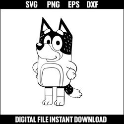 bluey svg,bluey font, logo bluey, cartoon svg, layer cut ver 15