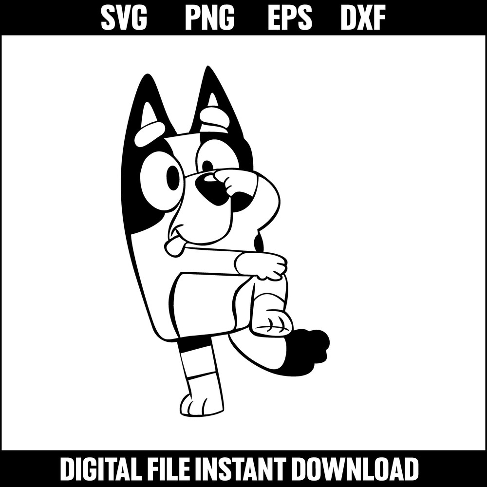 Bluey SVG,Bluey Font, logo Bluey, cartoon svg, Layer cut ver 17.jpeg