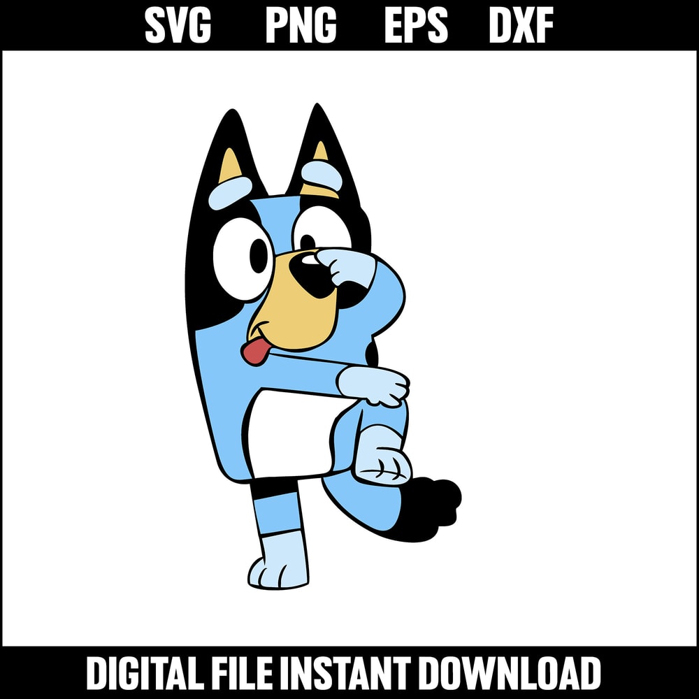 Bluey SVG,Bluey Font, logo Bluey, cartoon svg, Layer cut ver 19.jpeg