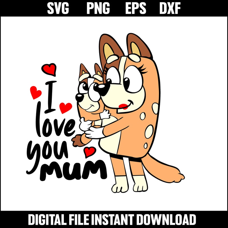 Bluey SVG,Bluey Font, logo Bluey, cartoon svg, Layer cut ver 23.jpeg