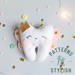 Losing Teeth Magical with Our Tooth Fairy PDF Pattern and Printable Certificate - Perfect for Children