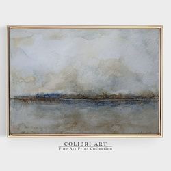 neutral painting mountain landscape print art minimalist printable wall art grey brown print muted instant download n6