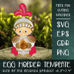 Knight Easter Egg Holder Template
