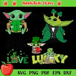 baby yoda st patrick day svg bundle, patrick svg, baby yoda lucky svg, patrick svg, baby yoda svg, baby yoda patrick svg