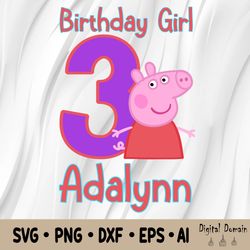 peppa pig birthday svg, peppa pig birthday, peppa pig party, peppa pig birthday girl, peppa pig, peppa pig svg, peppa pa